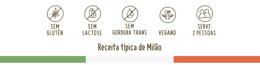 sem gluten sem lactose sem gordura trans vegano risoto artesanal il cuoco milanes milanesa açafrão da terra